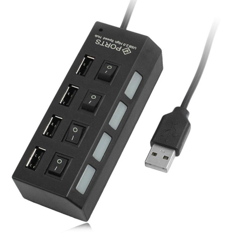 Wholesale 4 Port USB 2.0 Switchable Hub