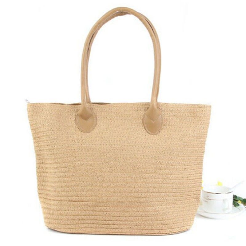 Wholesale Woven One Shoulder Casual Beach Bags