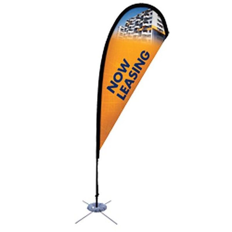 Wholesale 8' Tear Drop Sail Sign w/Scissor base - RUSH-[SD-29902]