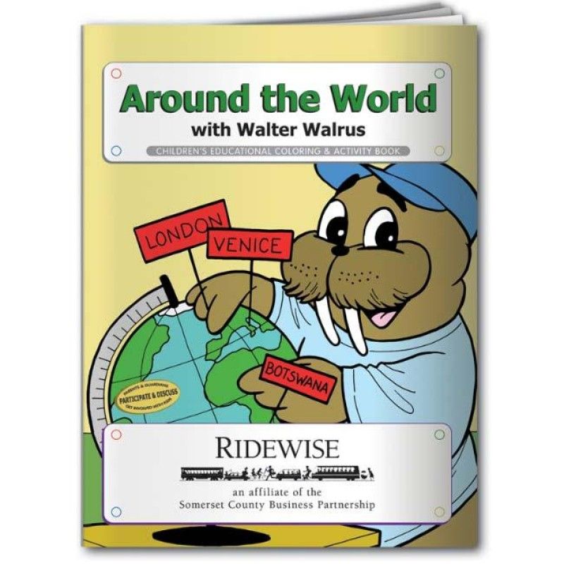 Wholesale Coloring Book: Around the World-[NW-91648]