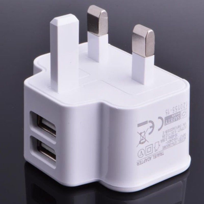 Wholesale Dual USB UK Plug Wall Charger