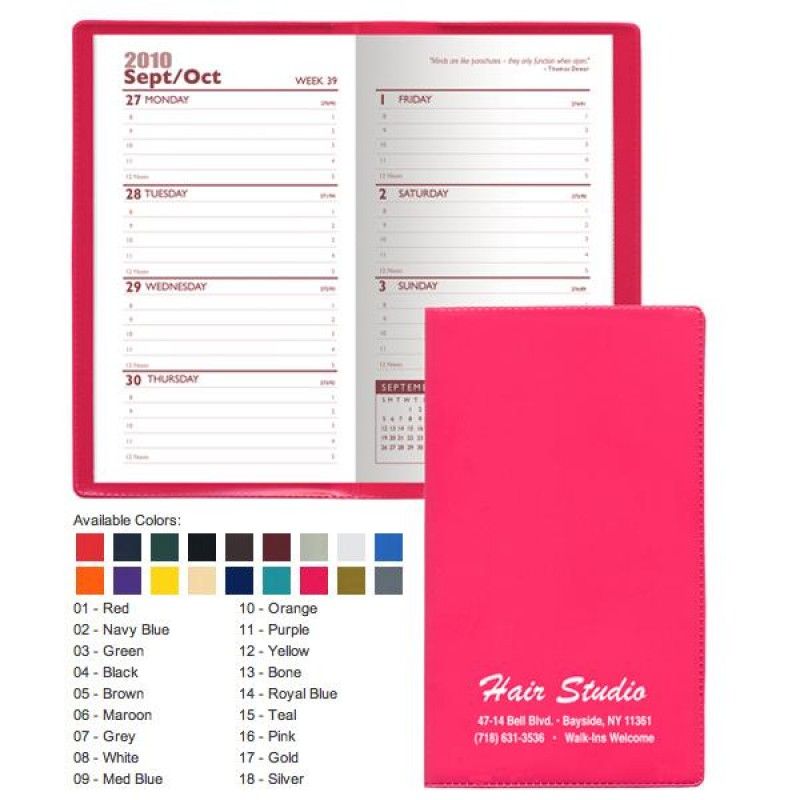 Wholesale Vinyl Weekly Planner-[RY-21619]