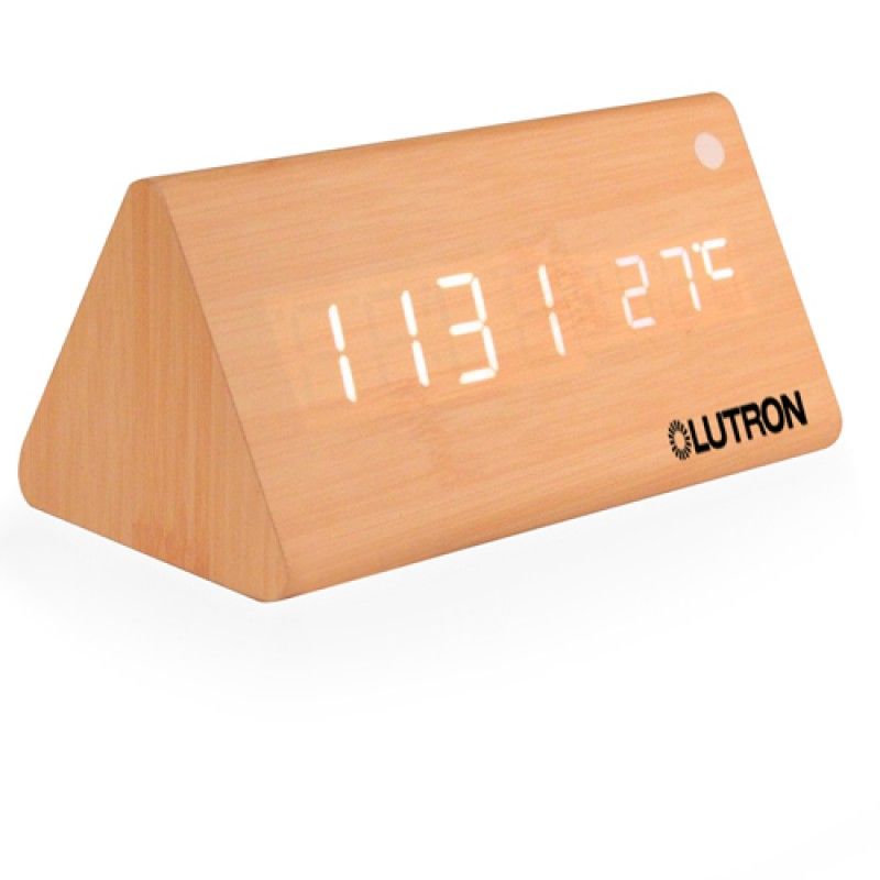 Wholesale Triangle Wooden Digital Alarm Clock