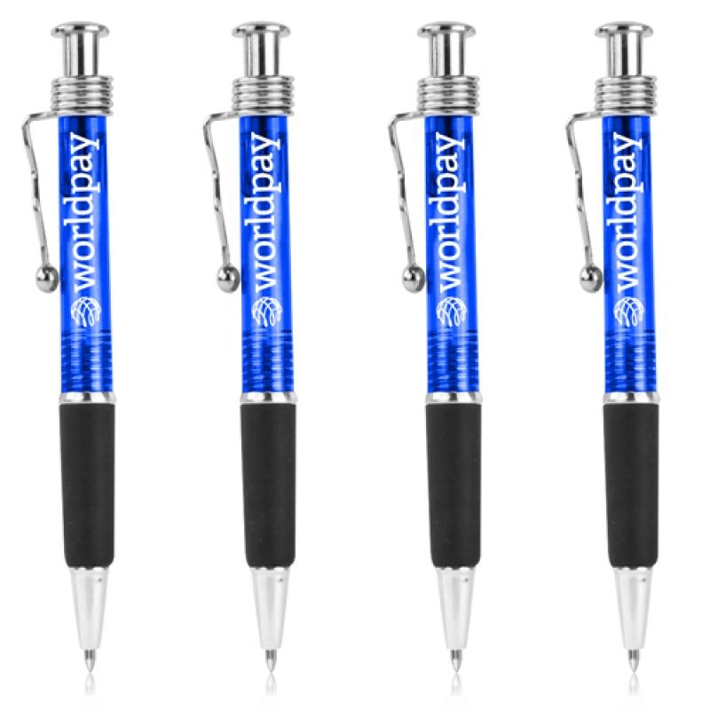 Wholesale Retractable Spiral Clip Ballpoint Pen