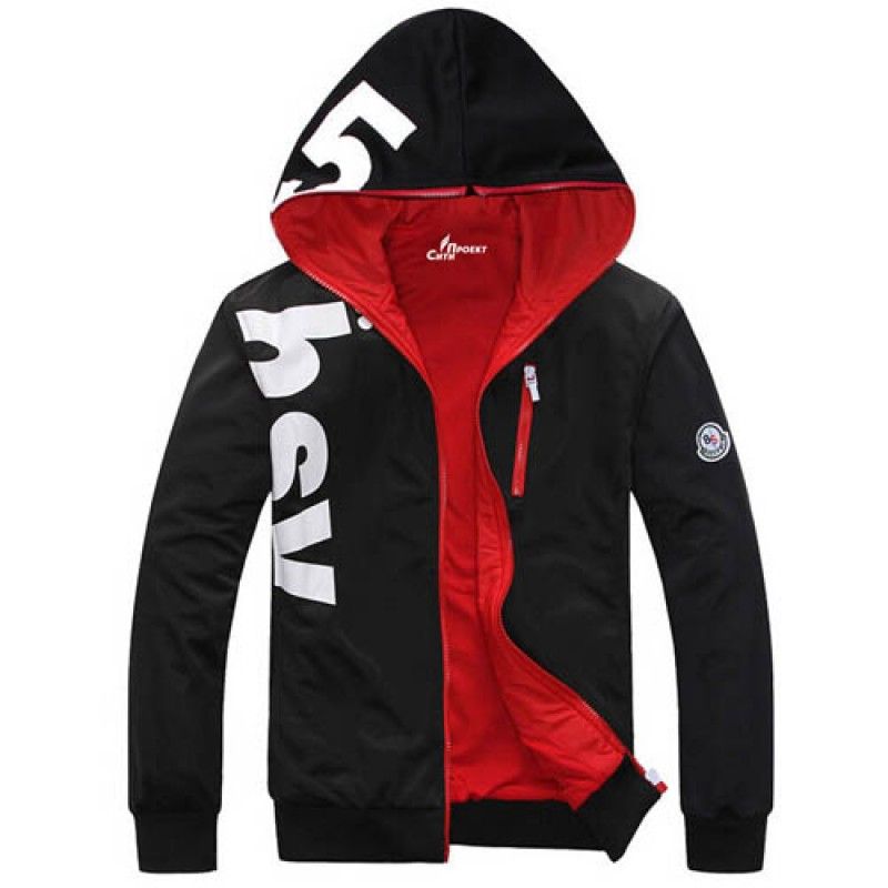 Wholesale Fleece Lining Hoodies Male Coat