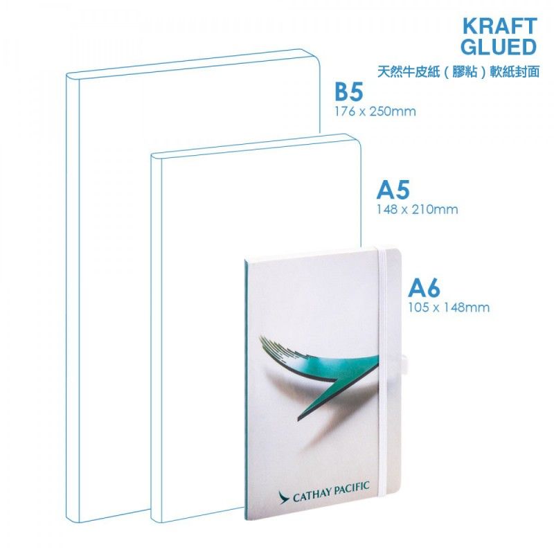 Wholesale Eco A6 Soft Cover (glued) Notebook