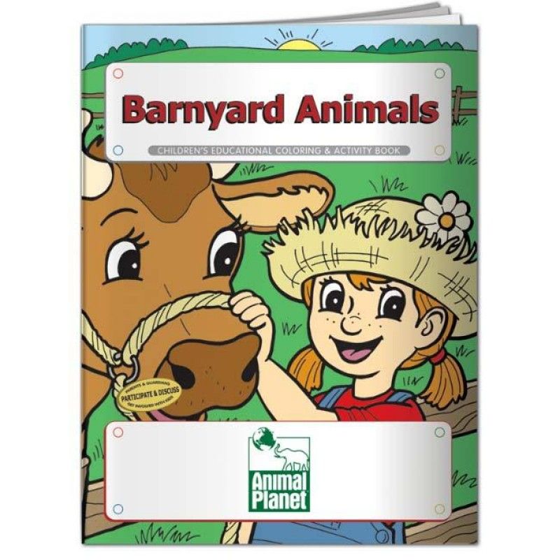 Wholesale Coloring Book: Barnyard Animals-[NW-91674]