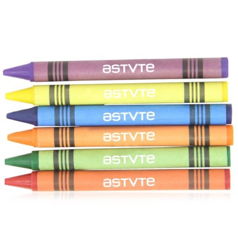 Wholesale Set of 6 Fancy Non-Toxic Crayons