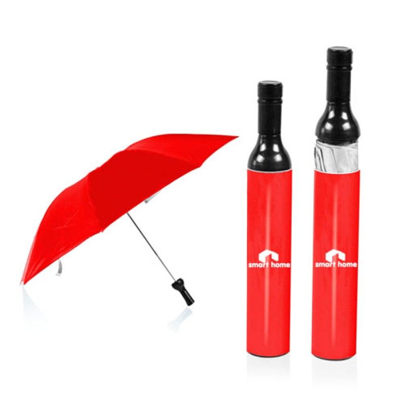 Wholesale Three Folding Wine Bottle Umbrella