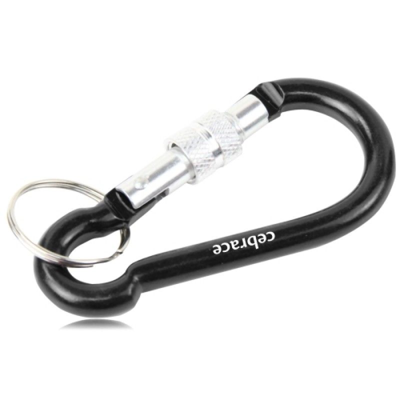 Wholesale Aluminum Locking Clip Carabiner Keyring