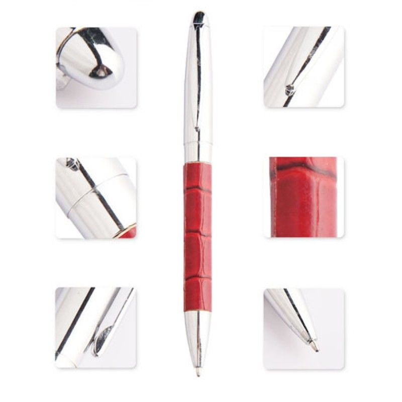 Wholesale Engrave Ballpoint Leather Pens