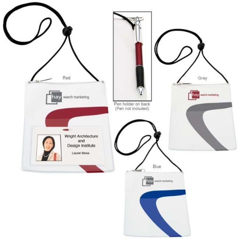 Wholesale Wave Badge Holder-[NW-91897]