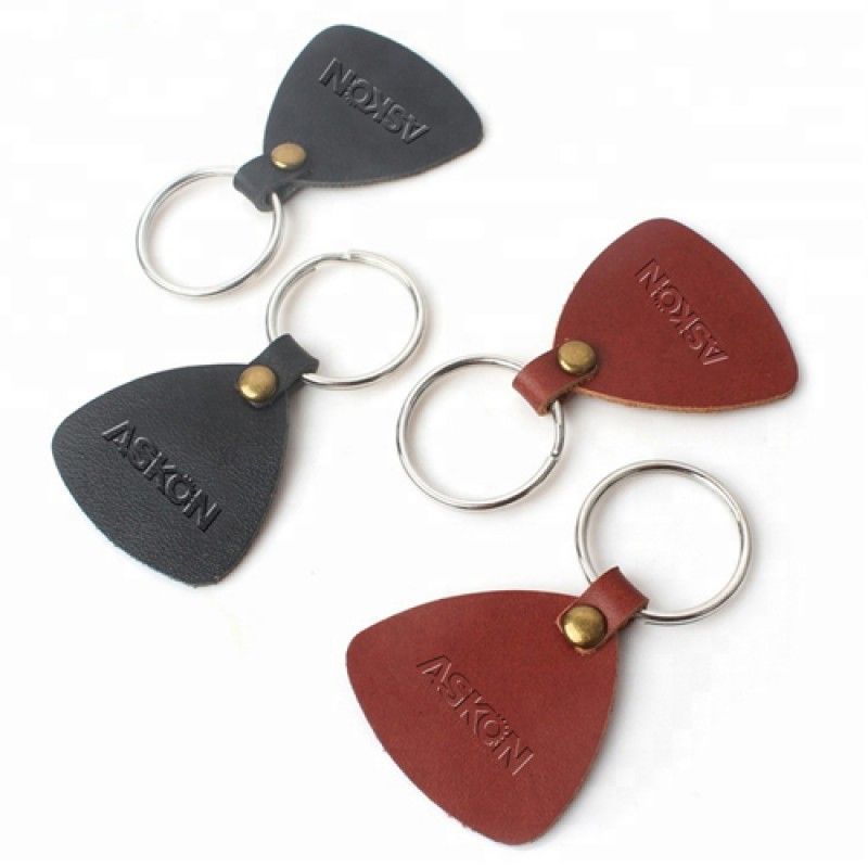 Wholesale Custom Leather Key Tag Keychain