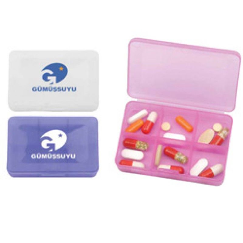 Wholesale Pill Box - 6 compartments