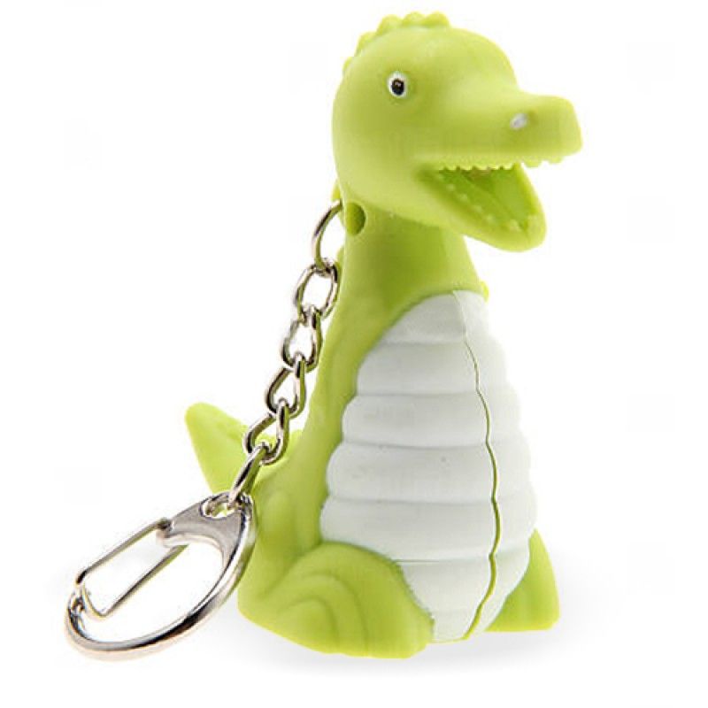 Wholesale Dinosaur Led Sound Keychain