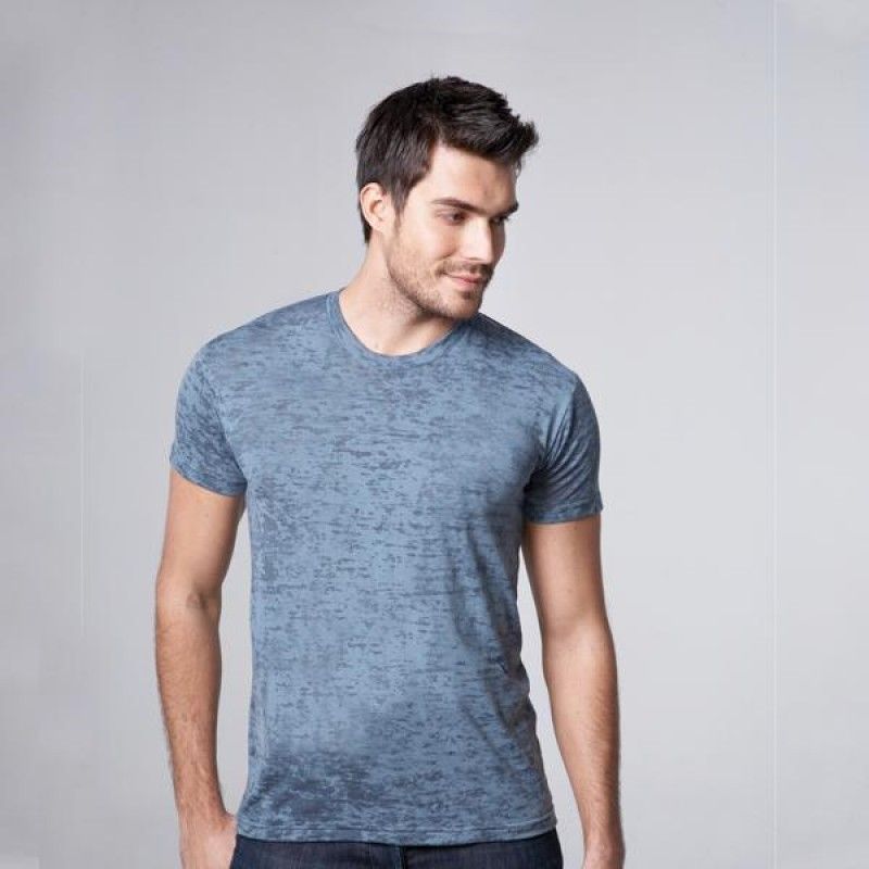 Wholesale Next Level Men's Burnout Crew Neck Tee-[EV-25005]