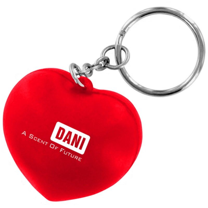 Wholesale Heart Shaped Stress Ball Keychain