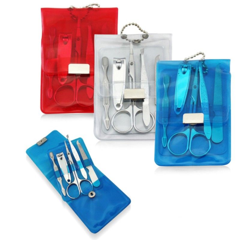 Wholesale Manicure Set In Transparent Pouch