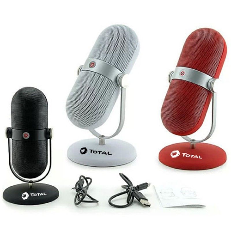 Wholesale Microphone Style Wireless Bluetooth Speaker With Stand