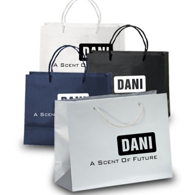 Wholesale Personalized Matte Shopping Paper Bags