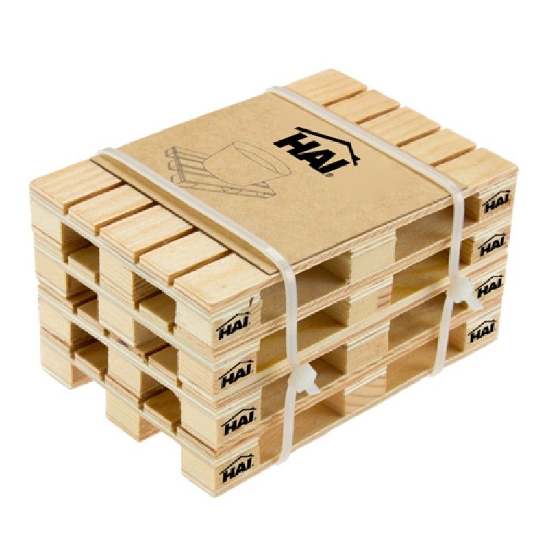 Wholesale Simulation Mini Wood Pallet Coasters