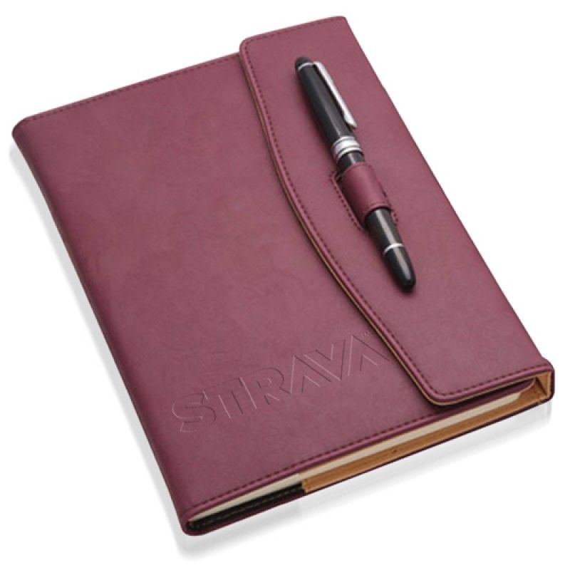 Wholesale Triple Fold Leather Executive Jotter