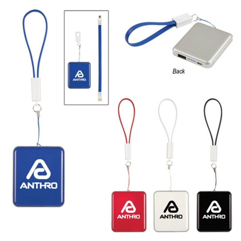 Wholesale Power Bank Keychain With Cable Strap