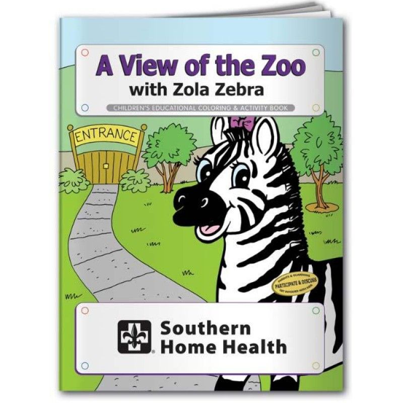 Wholesale Coloring Book: A View of the Zoo-[NW-91672]