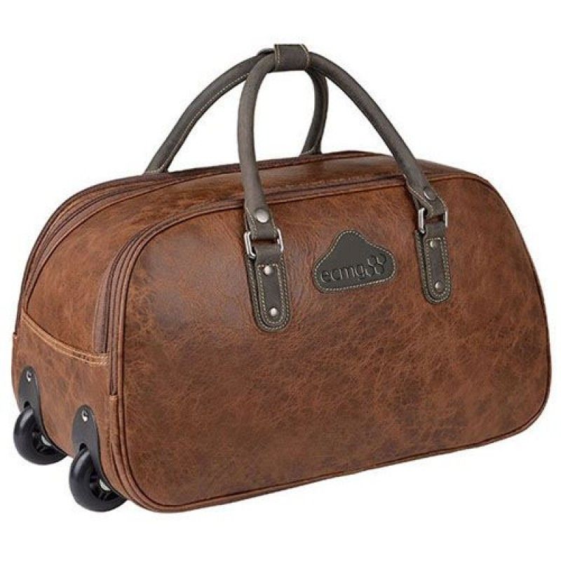 Wholesale Horse Leather Trolley Travel Bag