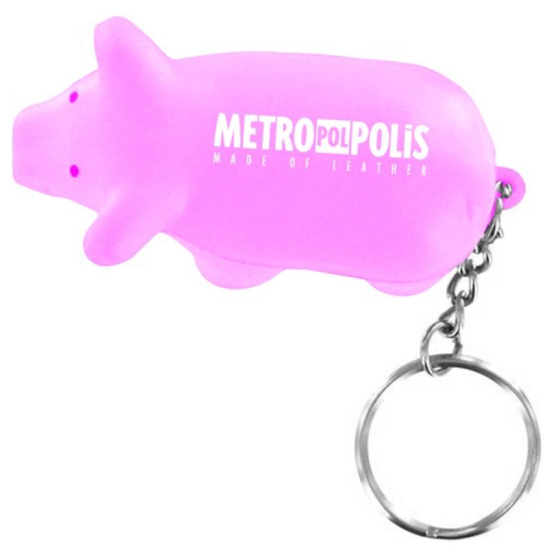 Wholesale Pig Toy Stress Key Chain