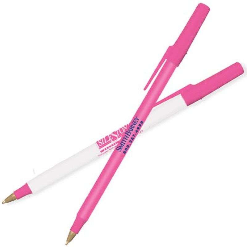 Wholesale Pink Round Stic Pen-[BG-27055BC]