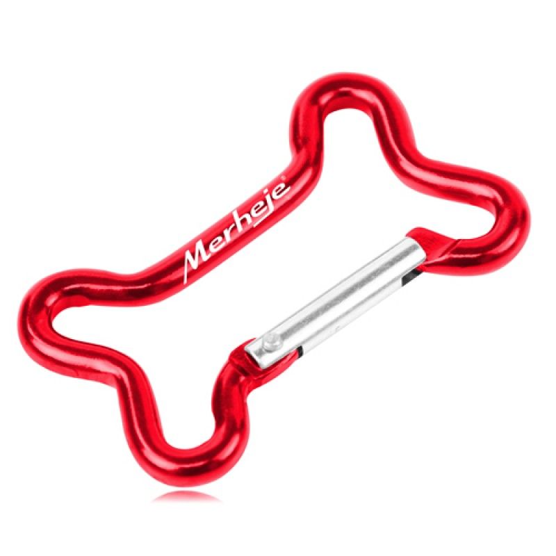 Wholesale Bone Shaped Carabiner Keychain