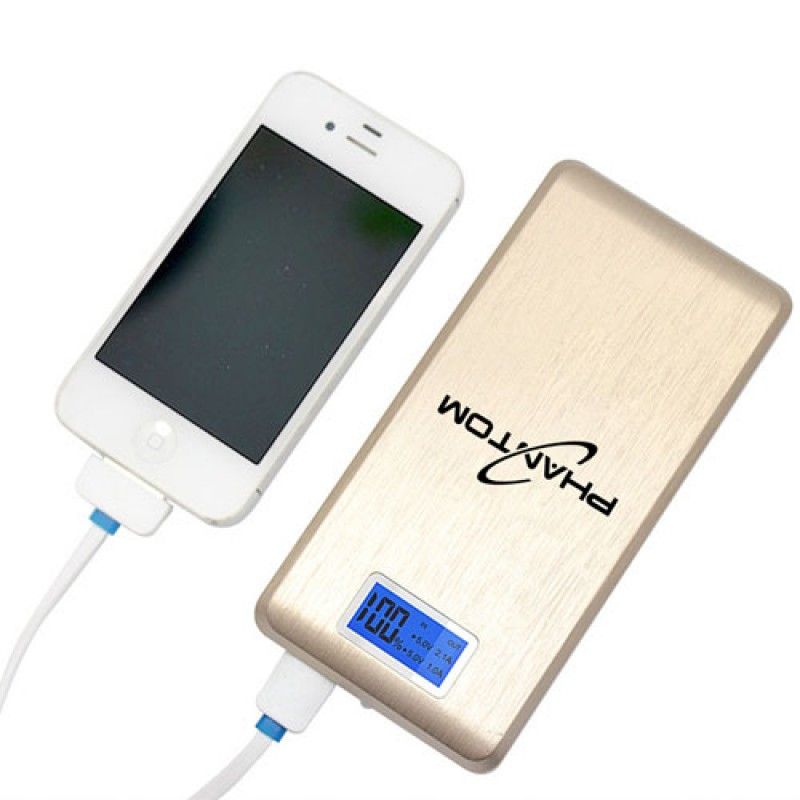 Wholesale 15000mAh Dual USB LCD Power Bank