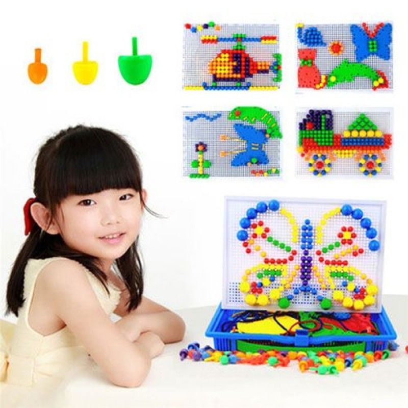 Wholesale Creative Nail Fungus Mosaic Puzzle Toys for Kids