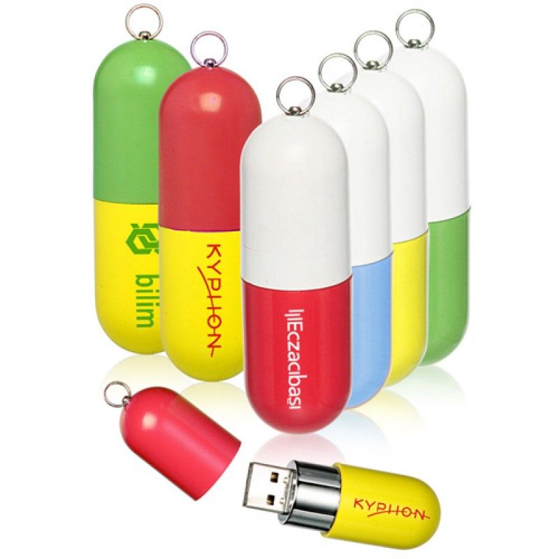 Wholesale 8GB Capsule Shaped Flash Drive