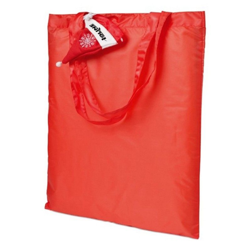 Wholesale Foldable Shopping Bag In Mini Christmas Hat