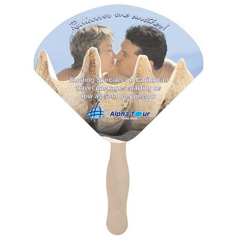 Wholesale Seashell Shaped Fan-[CP-28018]