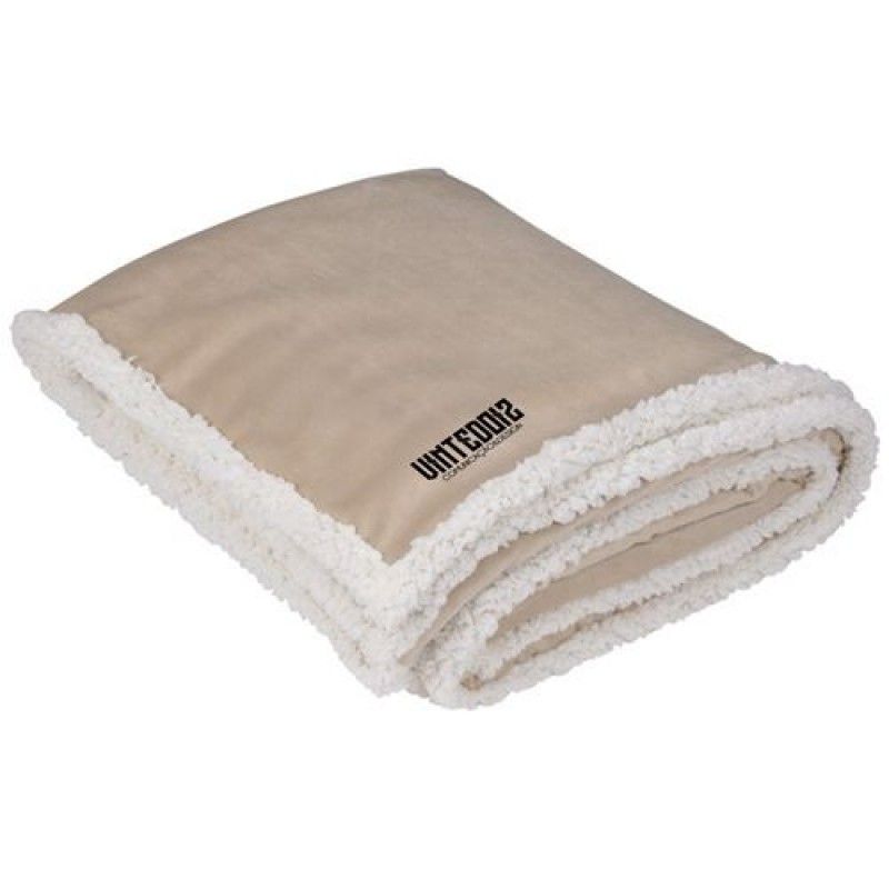 Wholesale Finest Custom Promotional Sherpa Blanket