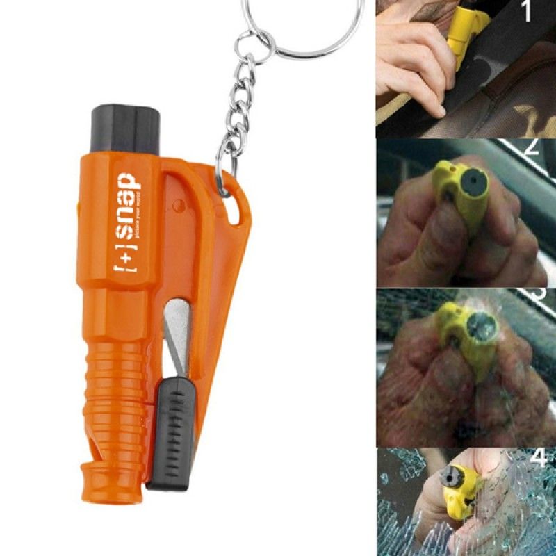 Wholesale Emergency 3 In 1 Mini Car Window Breaker Keychain