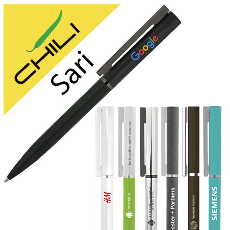 Wholesale Sari Twist Metal Ballpen