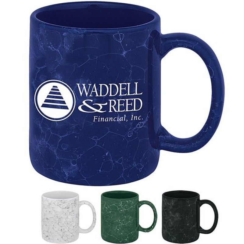 Wholesale Marble Ironstone Mug - 12 oz.-[NW-91347]