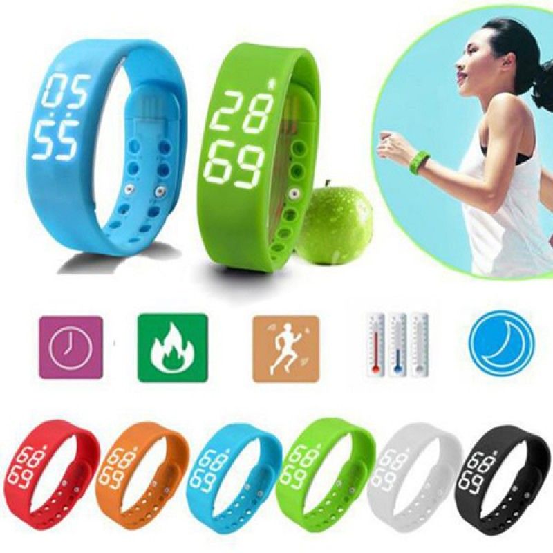 Wholesale LED Digital USB Sports Wrist Watch