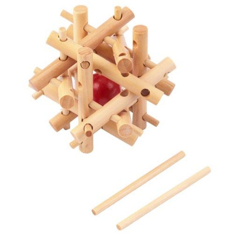 Wholesale Lock Ball IQ Wooden Puzzle