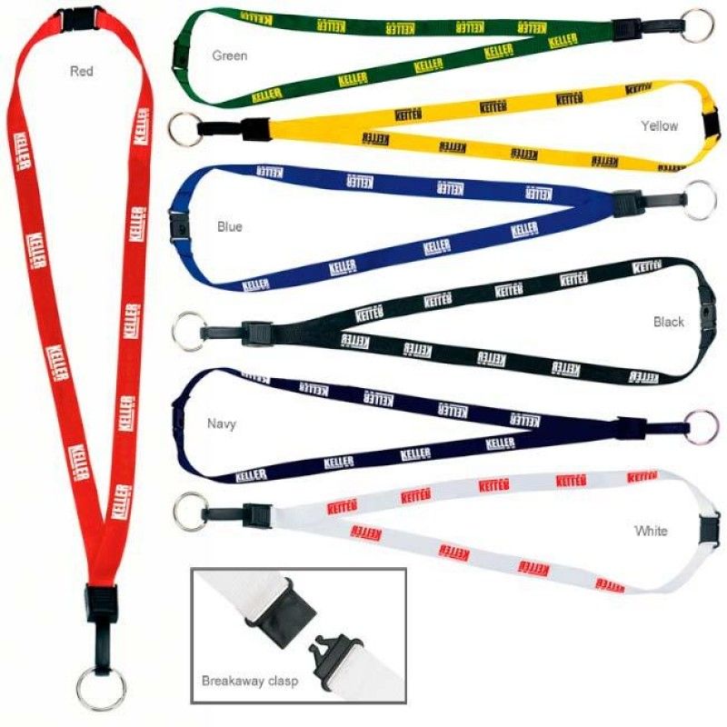 Wholesale 1/2 Inch Breakaway Lanyard with Key Ring-[NW-91930]