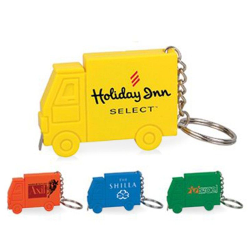 Wholesale Truck Shape Measuring Tape Keychain