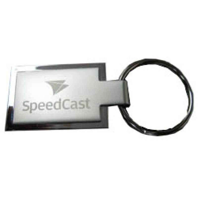 Wholesale 2 sided metal keyring