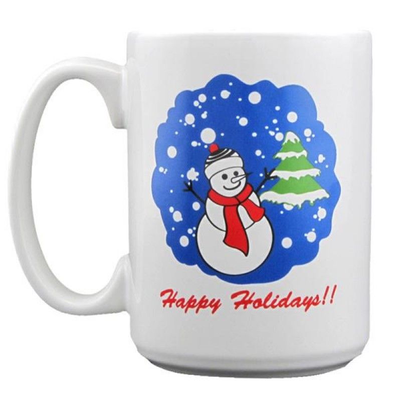 Wholesale 15 oz. Snowman Ceramic Mug-[FL-27001HD]