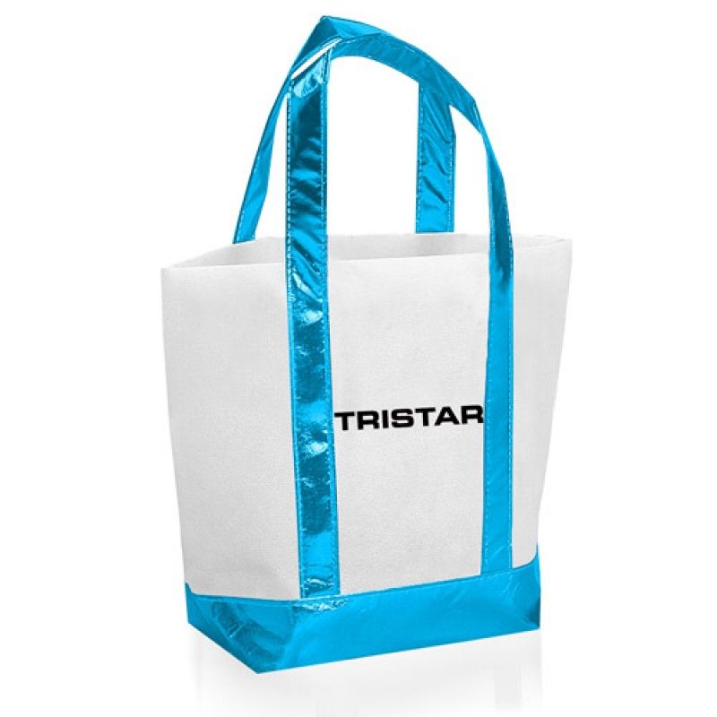 Wholesale Non Woven Tote Bag With Metallic Trim