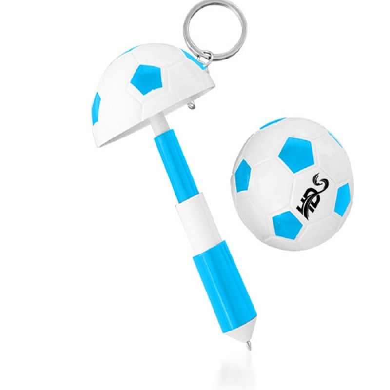 Wholesale Football Shaped Keychain With Mini Pen