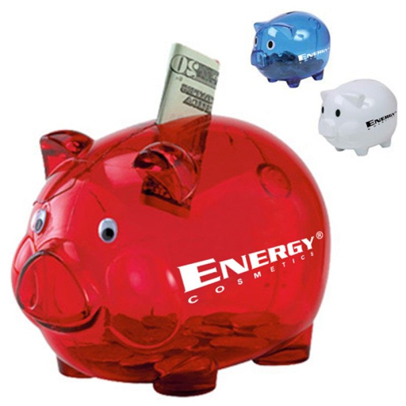 Wholesale Translucent Durable Piggy Bank